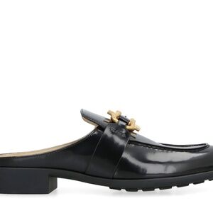 Bottega Veneta Monsieur Moccasin Soft Vinyl Black Shoes